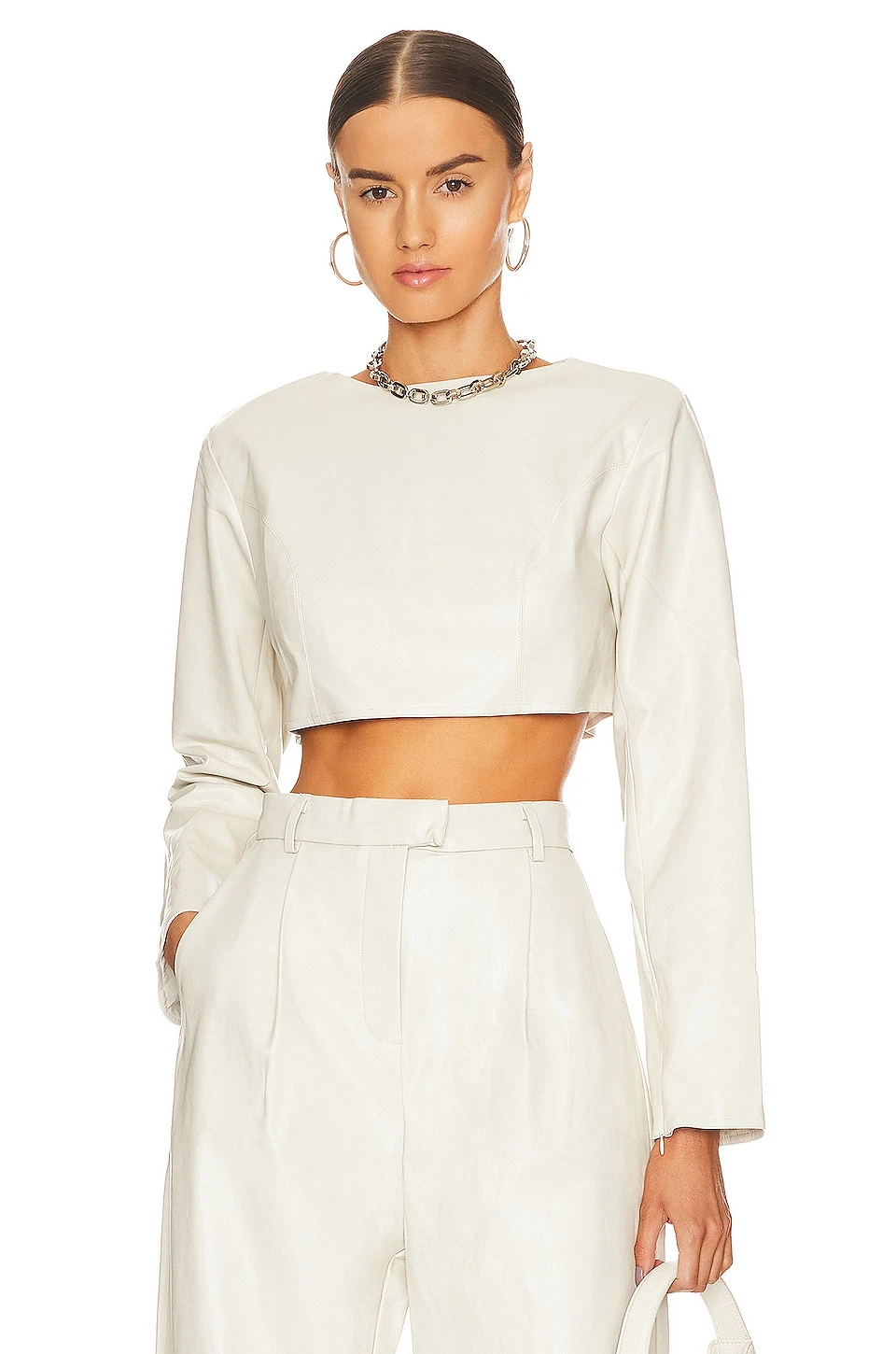 Cardiff Crop Top Off White 1 Cardiff Crop Top Off White