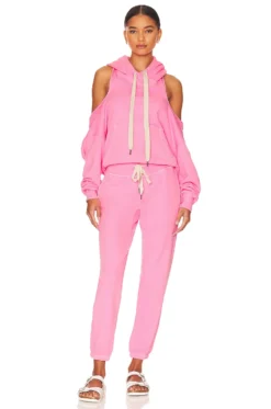 SUDADERA TRICIA COLD SHOULDER Pitaya -Fashion Clothing NSF WK120 V4