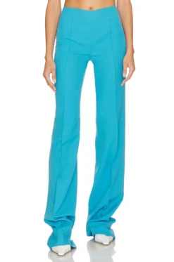 Sea Wave Tube Trousers Turquoise