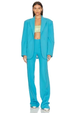 Sea Wave Tube Trousers Turquoise 7 Sea Wave Tube Trousers Turquoise -Fashion Clothing NSTU WP1 V4