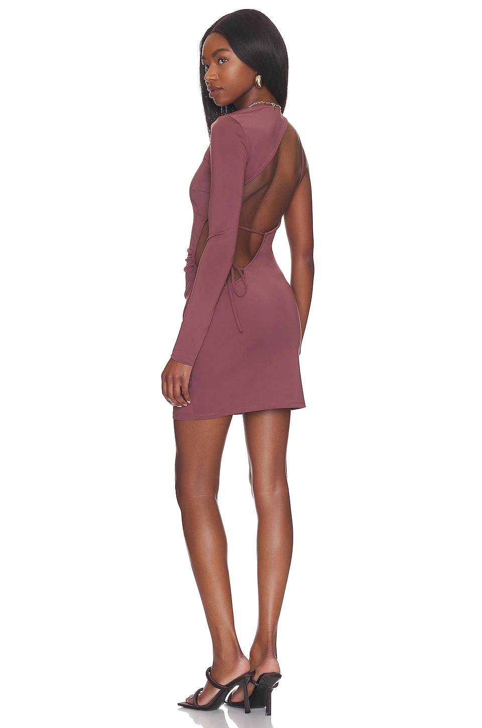 Nevada Mini Dress Mocha 1 Nevada Mini Dress Mocha