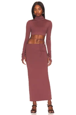 TOP CORTO JULIA Mocha -Fashion Clothing NYOU WS30 V4