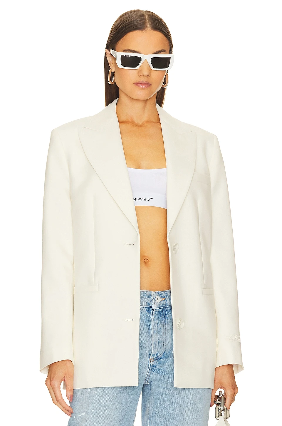 Off-White Blend Tomboy Jacket White 1 Off-White Blend Tomboy Jacket White