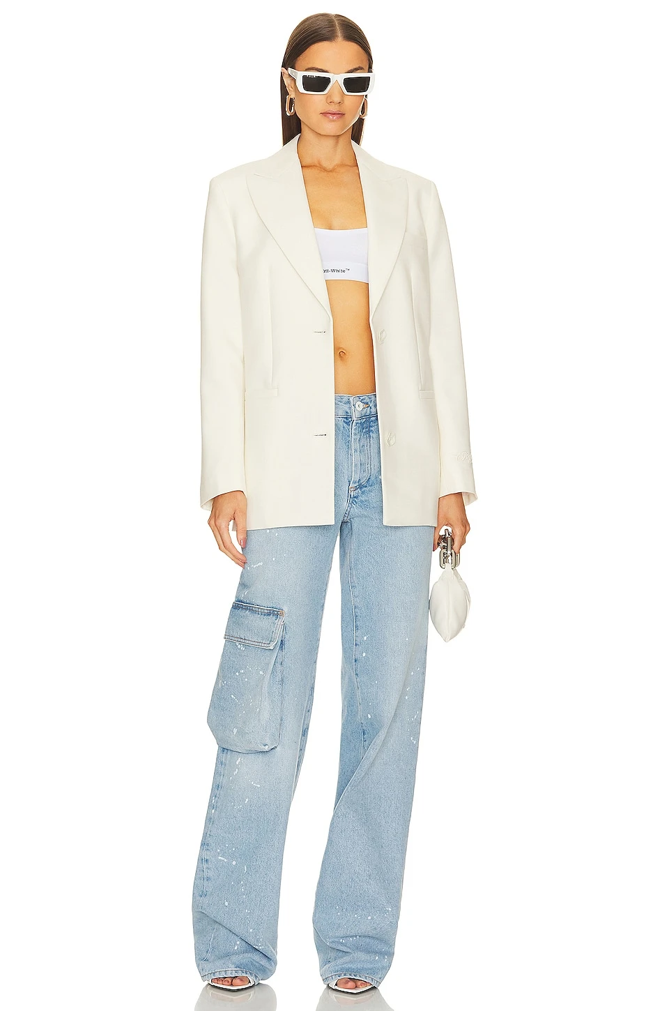Off-White Blend Tomboy Jacket White 5 Off-White Blend Tomboy Jacket White - Image 5