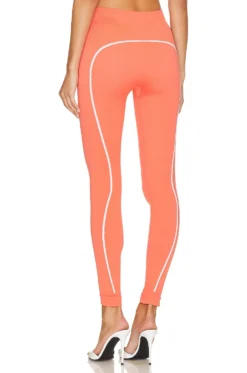 Off-White OFF STAMP 레깅스 Coral Red 6 Off-White OFF STAMP 레깅스 Coral Red -Fashion Clothing OFFR WP47 V3