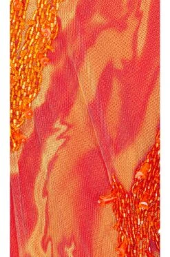 X REVOLVE Asymmetrical Mini Dress Orange & Red Combo 7 X REVOLVE Asymmetrical Mini Dress Orange & Red Combo -Fashion Clothing ONAR WD5 V4