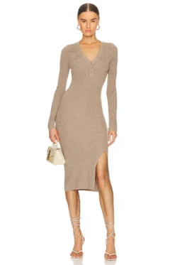 Bristol Merino Dress Fawn