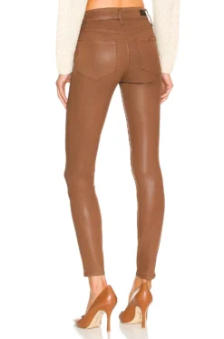 Paige Hoxton Ankle Cognac Luxe Coating -Fashion Clothing PAIG WJ1461 V3