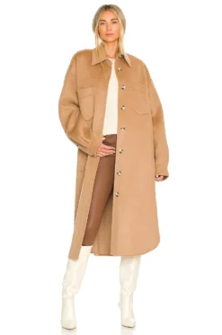 Paige Hoxton Ankle Cognac Luxe Coating -Fashion Clothing PAIG WJ1461 V4