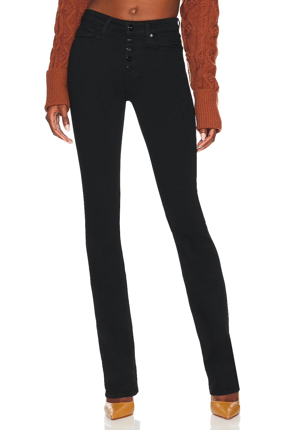 Paige High Rise Manhattan Boot Black Shadow 1 Paige High Rise Manhattan Boot Black Shadow