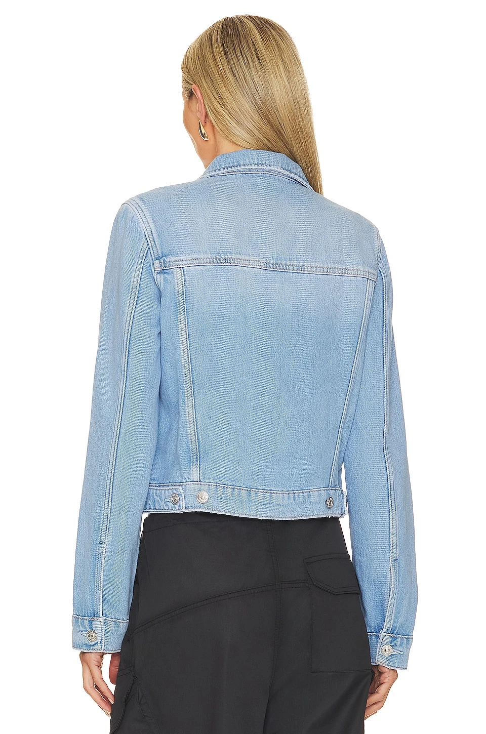 Paige Relaxed Vivienne Jacket Sonata Distressed 3 Paige Relaxed Vivienne Jacket Sonata Distressed - Image 3