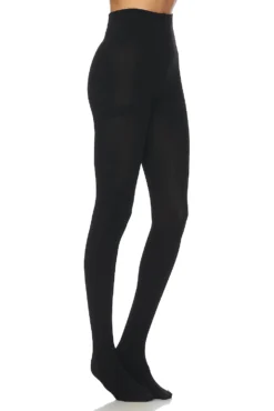 Full Foot Fleece Lined Tights Black