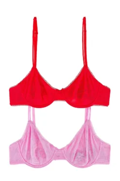 Clara Underwire Bra 2 Pack Cyclamen Bittersweet