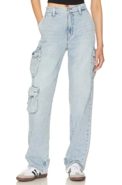 Bobbie Cargo Jean Kanan -Fashion Clothing PSTL WJ258 V1