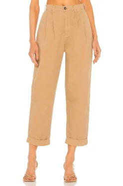 Kellin Pleated Trouser Khaki