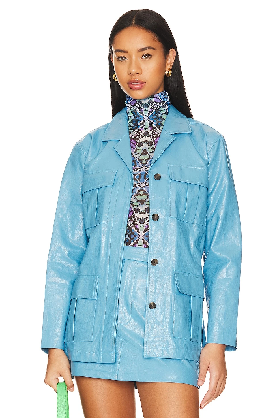 RAILS Romily Button Up Jacket Bluestone 2 RAILS Romily Button Up Jacket Bluestone - Image 2