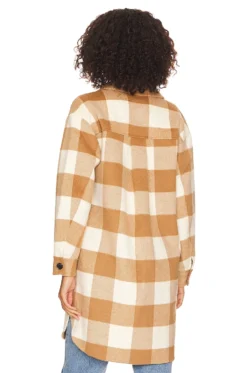 RAILS Jaro Shacket Ivory Buffalo Check -Fashion Clothing RAIL WO98 V3