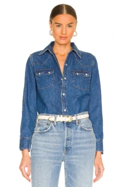 RE/DONE 50s Sawtooth Western Shirt Heritage Medium