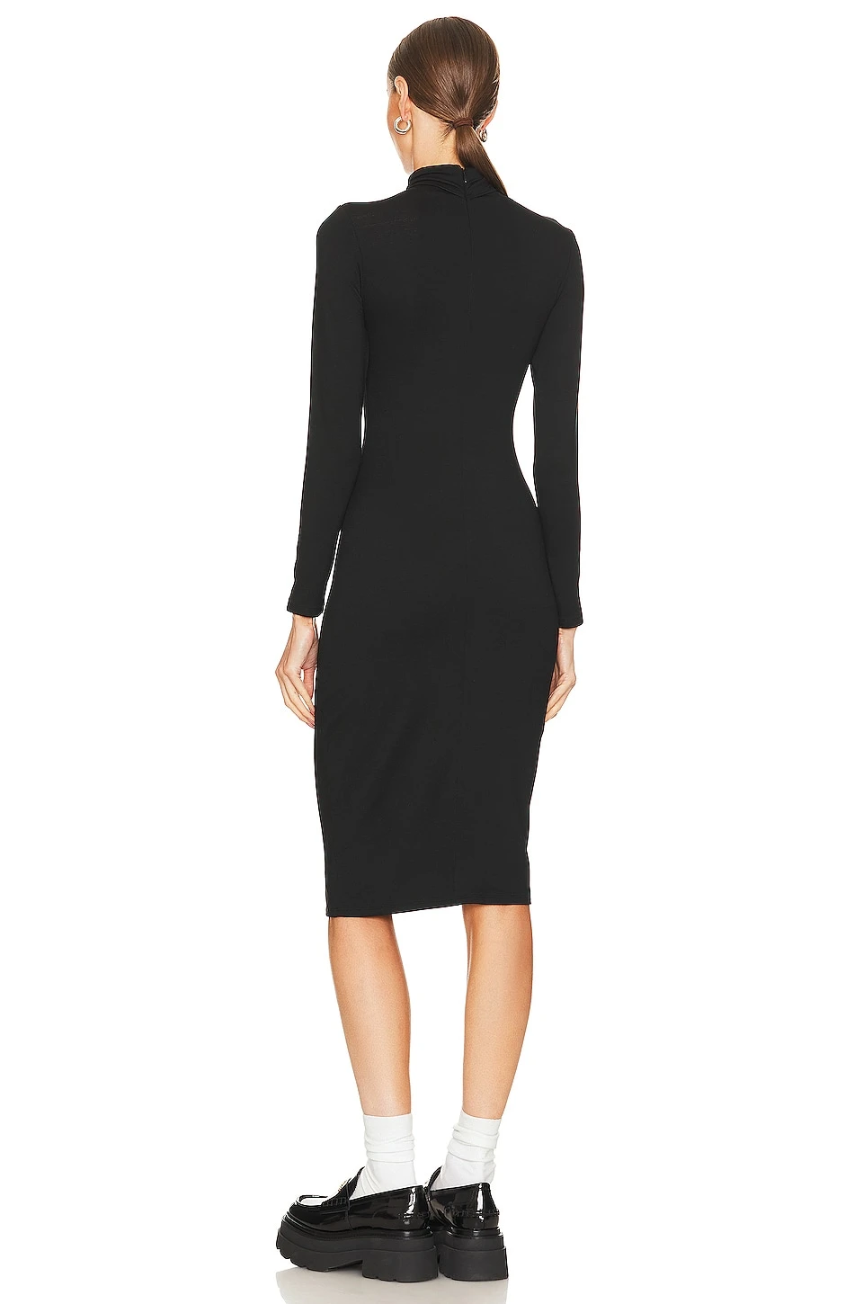Turtleneck Dress Black 3 Turtleneck Dress Black - Image 3