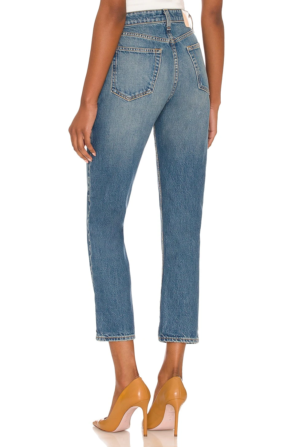 Rag & Bone Nina High-Rise Ankle Cigarette Gypsum 3 Rag & Bone Nina High-Rise Ankle Cigarette Gypsum - Image 3