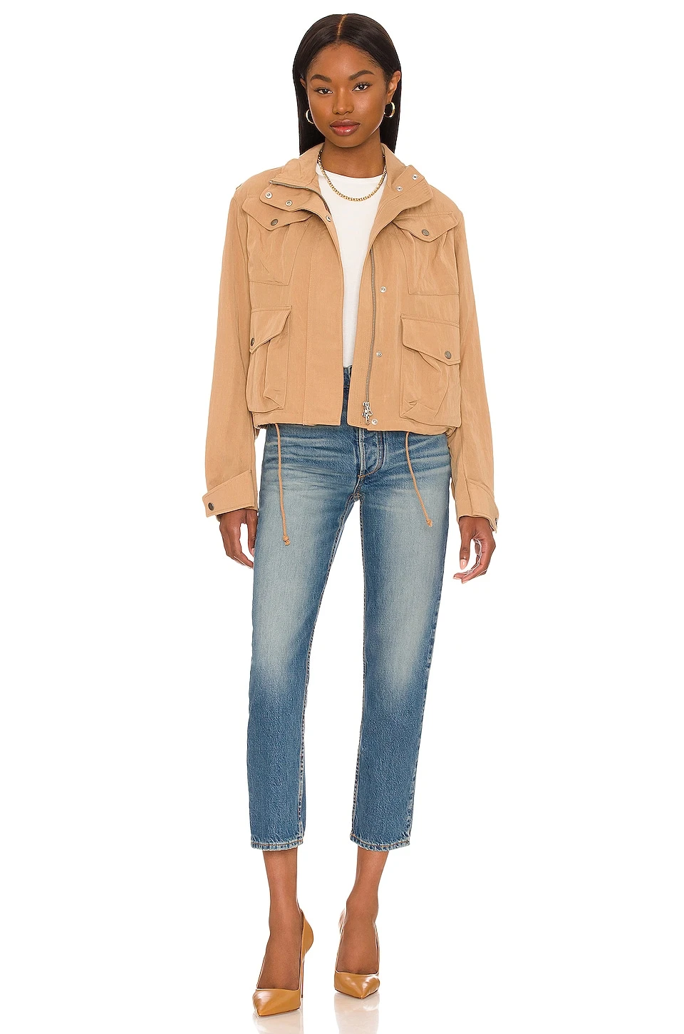 Rag & Bone Nina High-Rise Ankle Cigarette Gypsum 4 Rag & Bone Nina High-Rise Ankle Cigarette Gypsum - Image 4