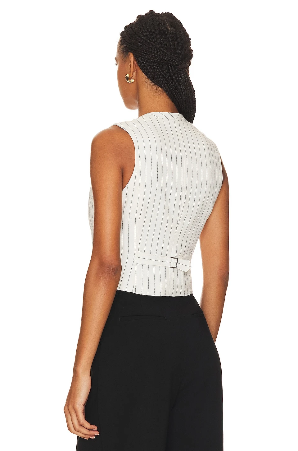 Rag & Bone Priya Vest White Stripe 3 Rag & Bone Priya Vest White Stripe - Image 3