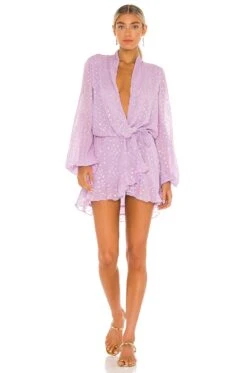 X REVOLVE Dress Lilac -Fashion Clothing ROCS WD101 V4