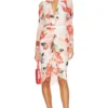 X REVOLVE Rosie Midi Dress White Floral