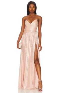 Waldorf Dress Apricot 12 Waldorf Dress Apricot -Fashion Clothing ROFR WD561 V1