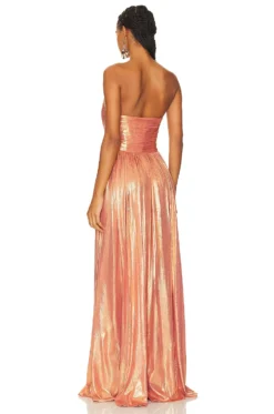 Waldorf Dress Apricot 9 Waldorf Dress Apricot -Fashion Clothing ROFR WD568 V3