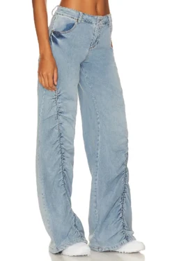 Giselli Jean Vintage Celeste -Fashion Clothing ROFR WJ38 V3 C