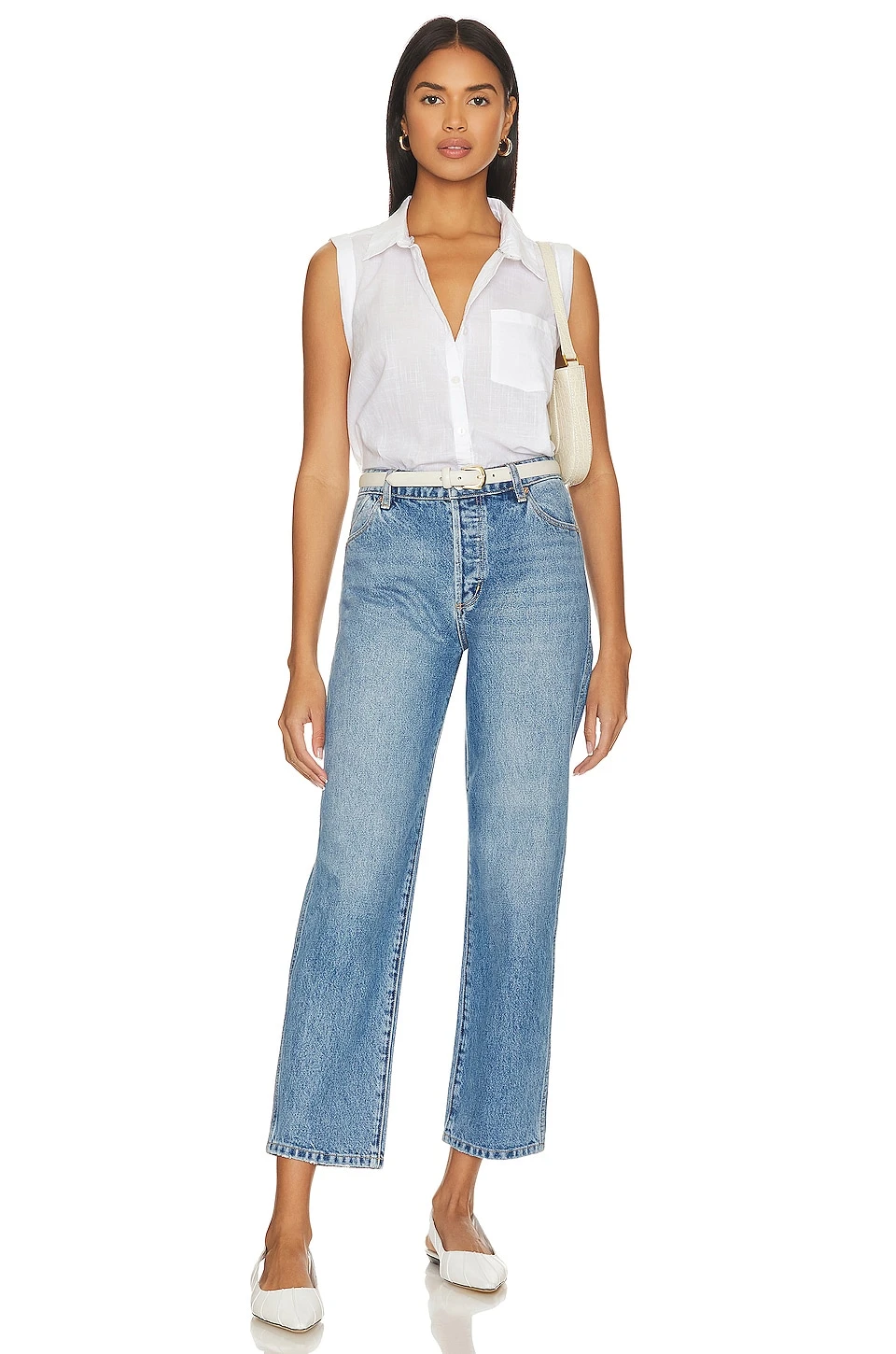 Classic Straight Ankle Mid Blue 4 Classic Straight Ankle Mid Blue - Image 4