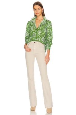 Kennedy Shirt Olive Green -Fashion Clothing ROLS WS132 V4