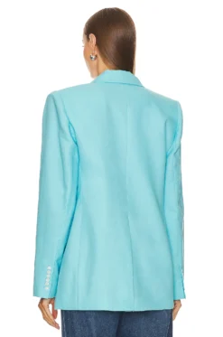 Klover Blazer Blue -Fashion Clothing RONR WO52 V4