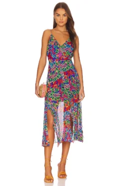 ROBE AYLA Tropical Begonia 9 ROBE AYLA Tropical Begonia -Fashion Clothing SALN WD181 V1 1