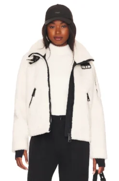 Sam Sherpa Denver Jacket White