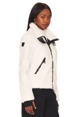 Sam Sherpa Denver Jacket White -Fashion Clothing SAM WO139 V3
