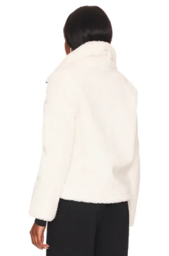 Sam Sherpa Denver Jacket White -Fashion Clothing SAM WO139 V4