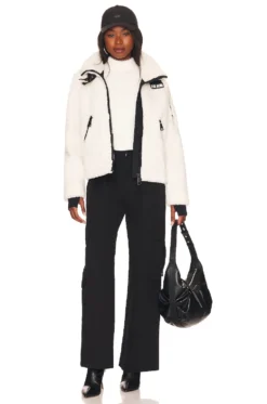Sam Sherpa Denver Jacket White -Fashion Clothing SAM WO139 V5