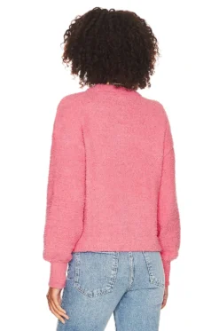 Sanctuary Plush Volume Sleeve Sweater Strawberry Creme 6 Sanctuary Plush Volume Sleeve Sweater Strawberry Creme -Fashion Clothing SANC WK206 V3