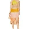 Celia Dress Tie Dye Peach