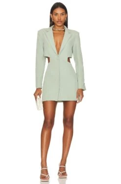 X Revolve Bondi Dress Sage -Fashion Clothing SDYS WD130 V1 1