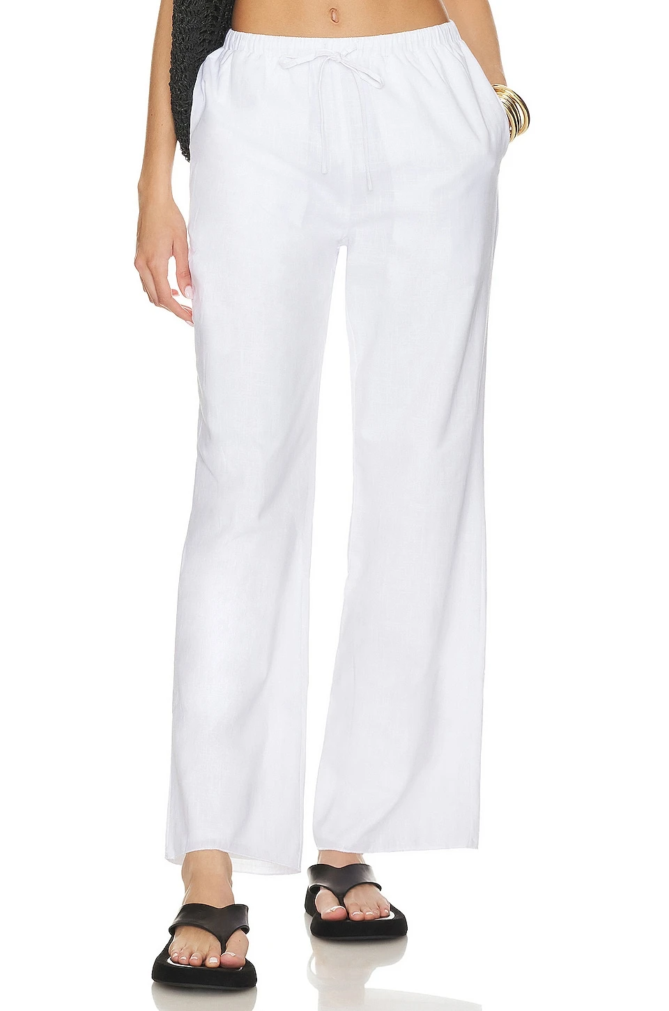 X REVOLVE Linen Pants White 1 X REVOLVE Linen Pants White
