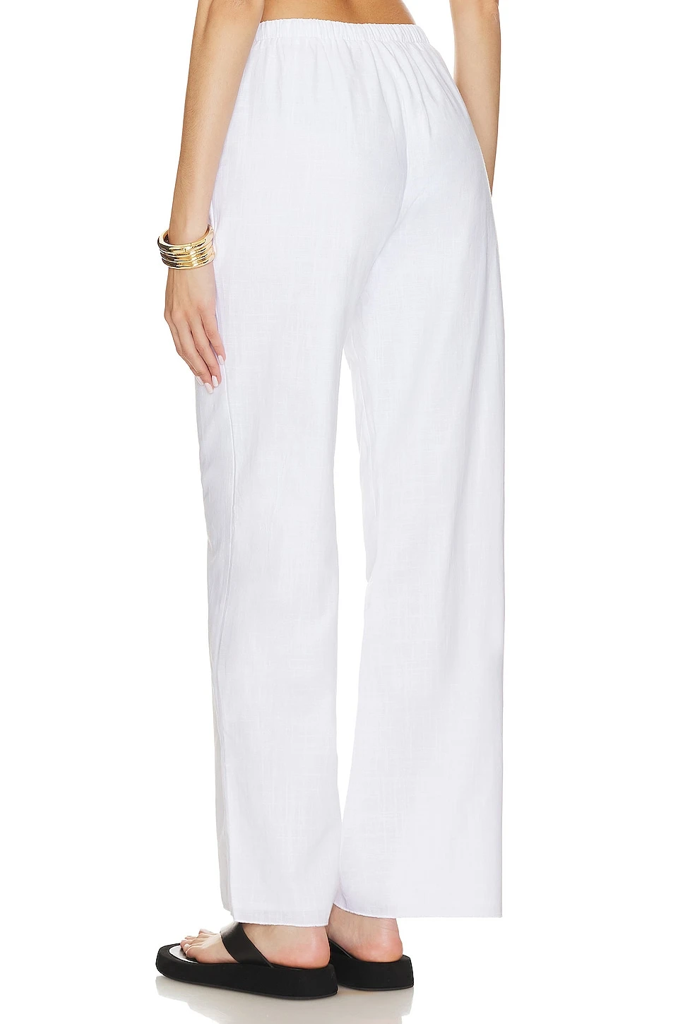 X REVOLVE Linen Pants White 3 X REVOLVE Linen Pants White - Image 3