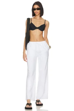 X REVOLVE Linen Pants White 7 X REVOLVE Linen Pants White -Fashion Clothing SDYS WP35 V4