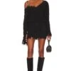 Maude Sweater Dress Black