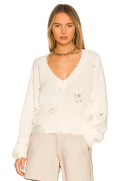 Syd Sweater White