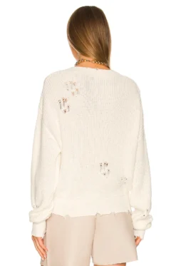 Syd Sweater White -Fashion Clothing SERR WK17 V3