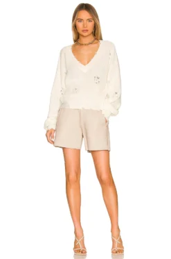 Syd Sweater White -Fashion Clothing SERR WK17 V4