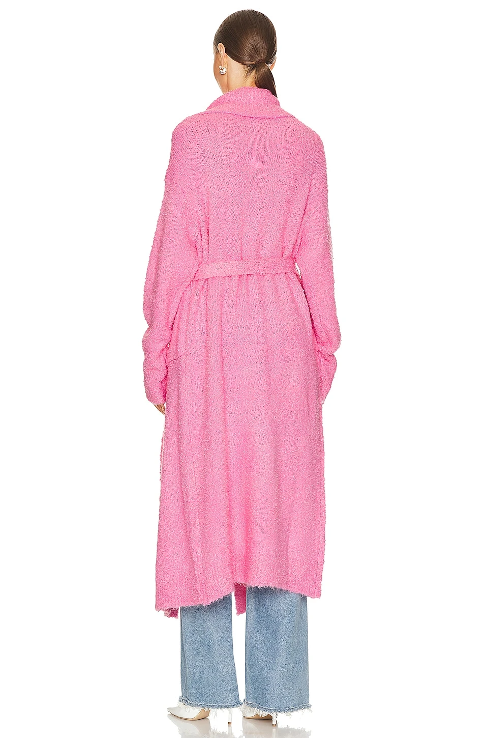 Rue Boucle Cardigan Rose Bloom 4 Rue Boucle Cardigan Rose Bloom - Image 4